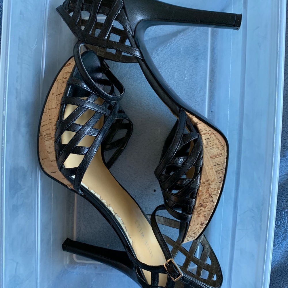 Nine West strappy heel